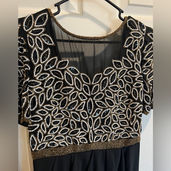 virgos lounge Dresses Virgos Lounge Black Vilma Beaded And